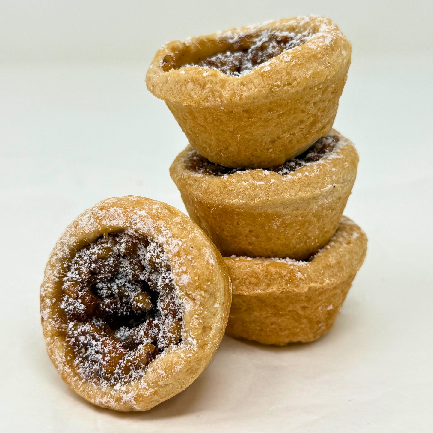 Pecan Cup Cookie with Powdered Sugar