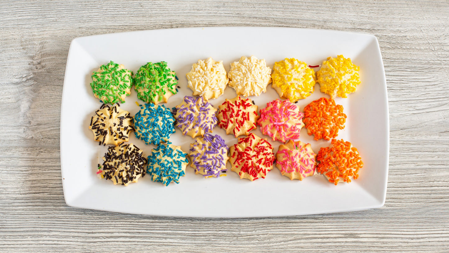 8 Oz. Assorted Sprinkle Butter Cookies