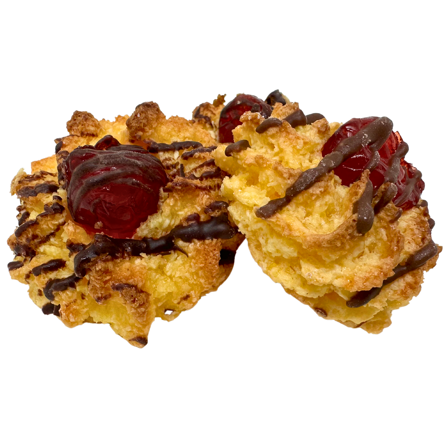 Mini Cherry Coconut Macaroon Cookie - MADE WITHOUT FLOUR
