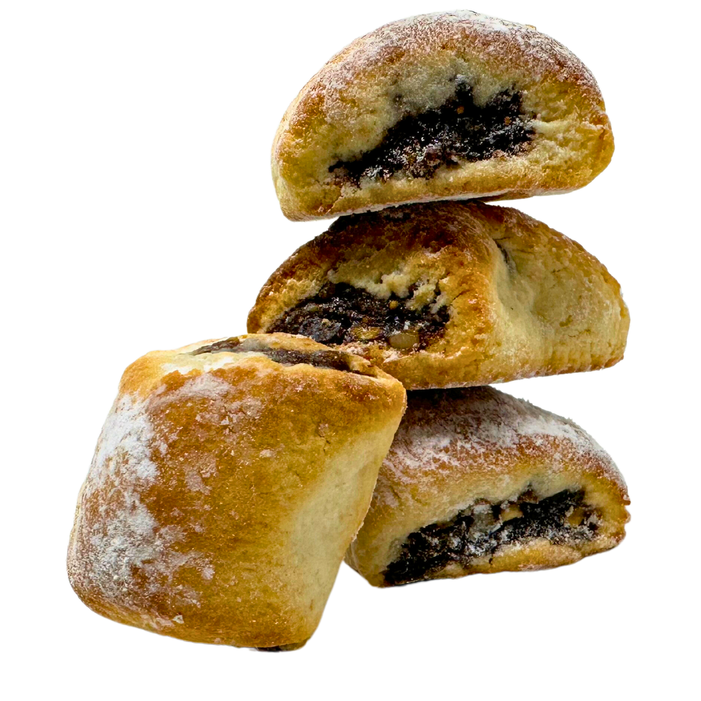 Powdered Sugar Fig Cuccidati Cookie