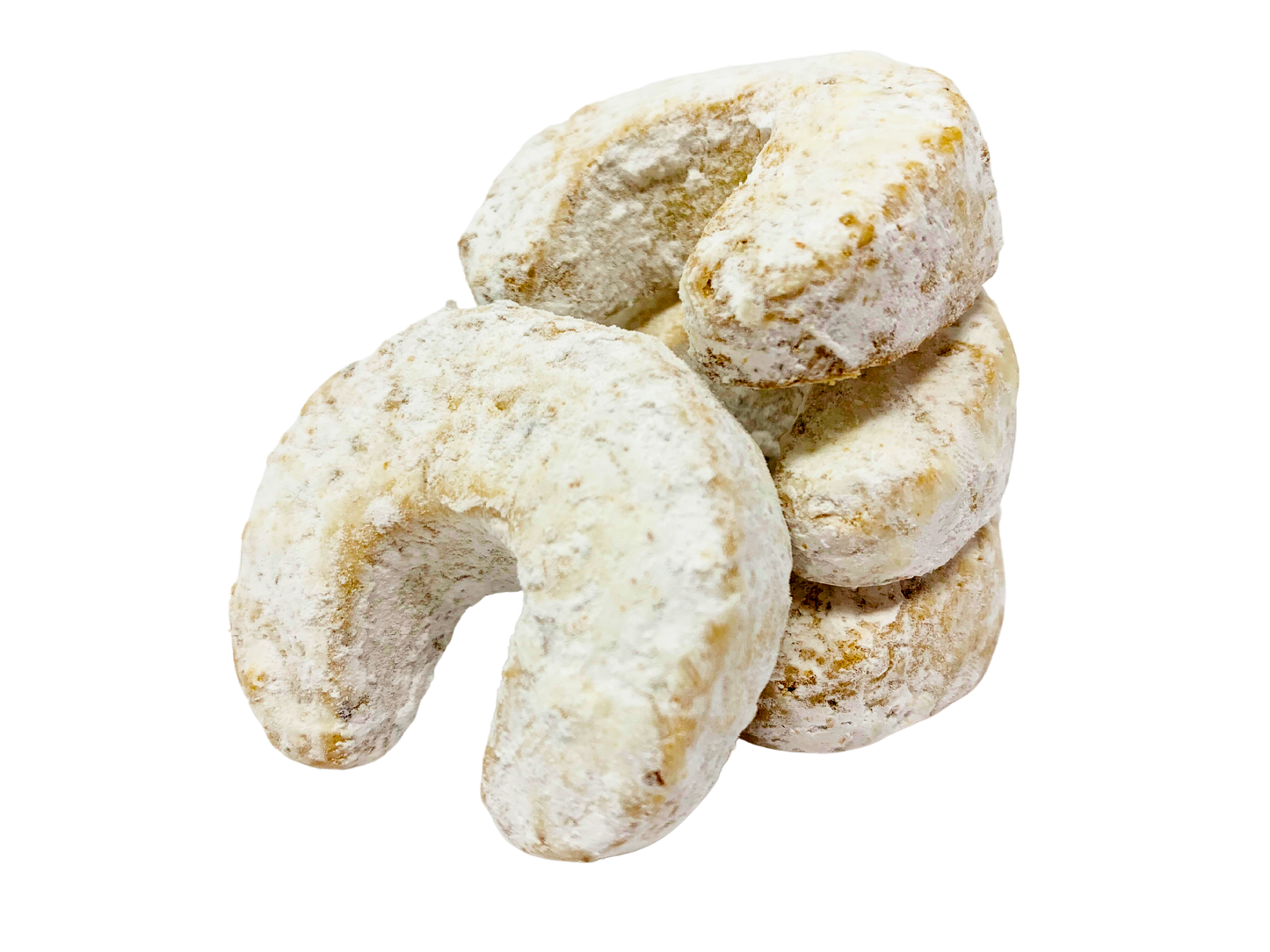 Powdered Sugar Butter Crescent Cookie