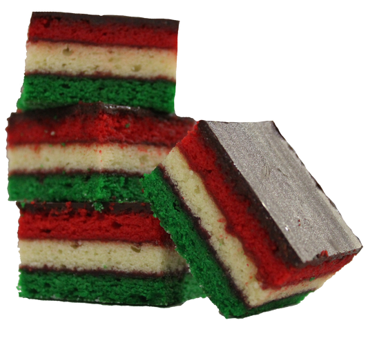 Tricolore (a.k.a Flag or Rainbow) Cookies