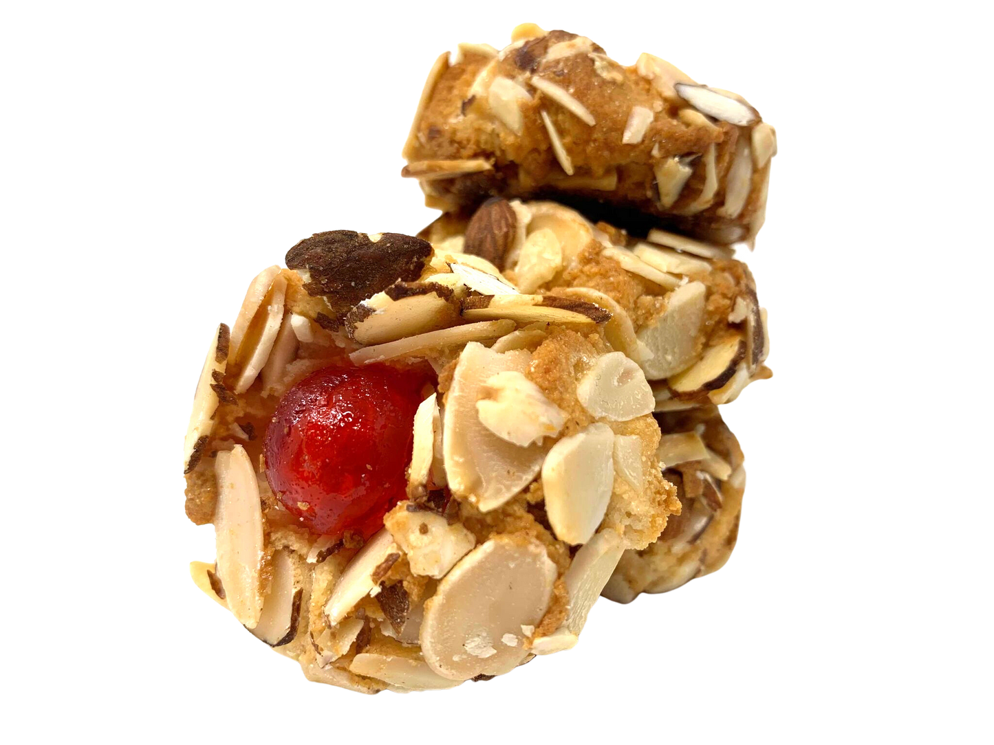 Cherry Almond Slice Amaretti Cookie