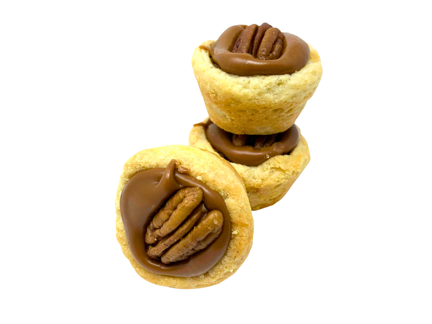 Pecan Cup Cookie with Caramel